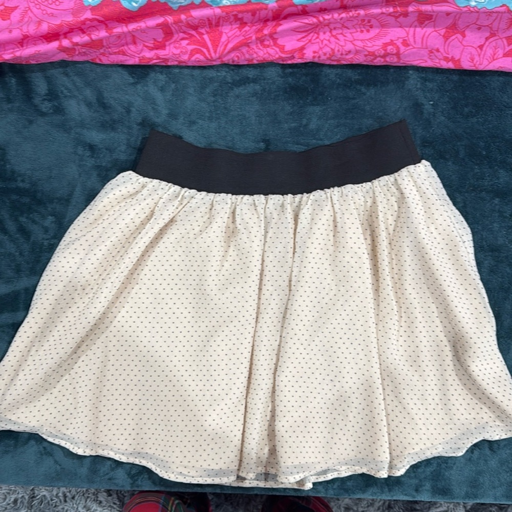 Vintage holiday polka dot skirt